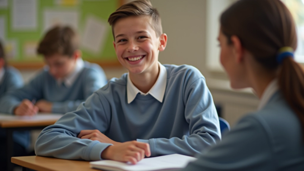 Positive interaction between student and tutor showing engagement and confidence